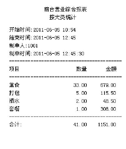 餐饮系统交班详解